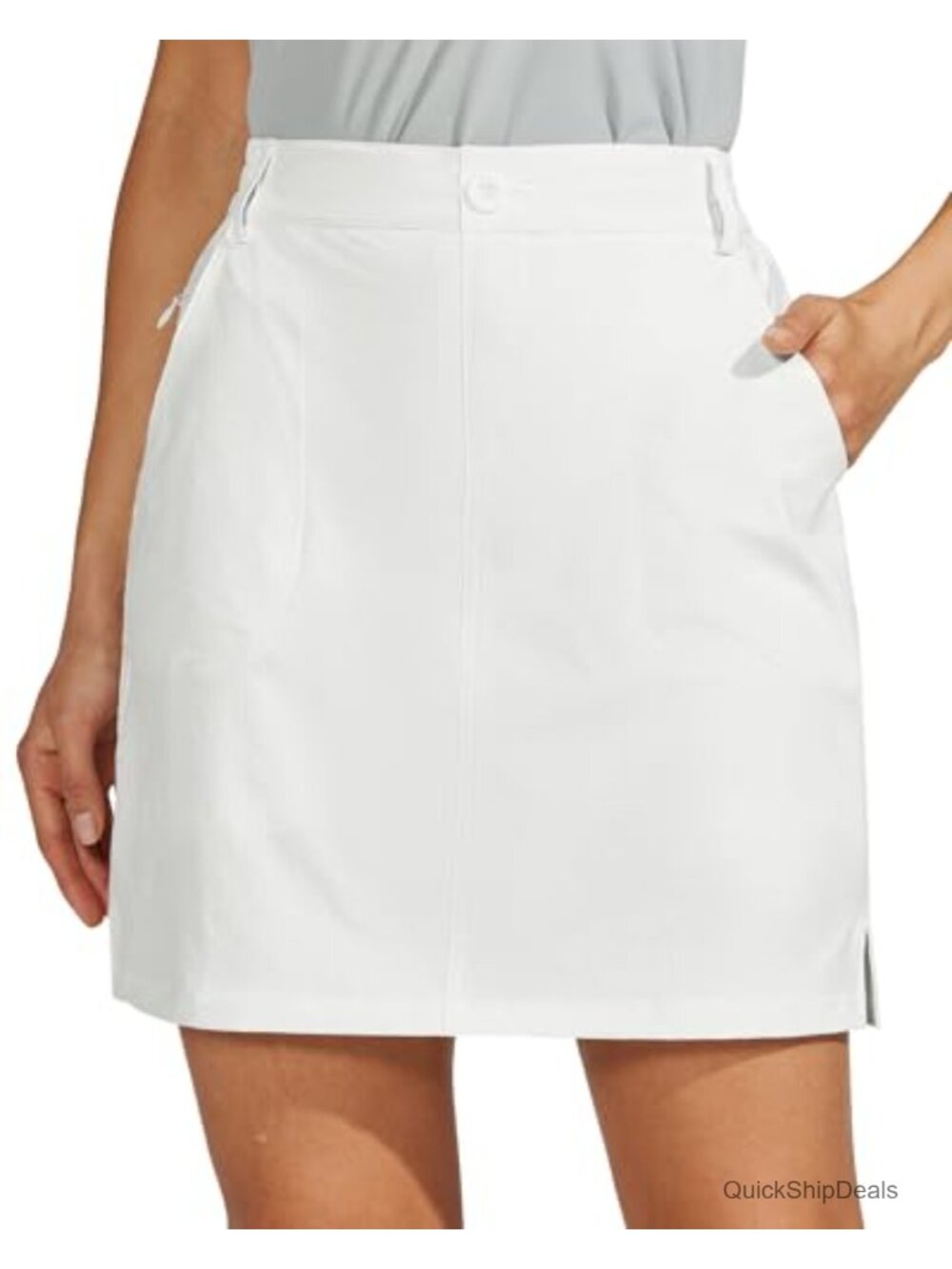Women's Golf Skort Quick Dry UPF 50+ Zip Pockets Hiking Skorts